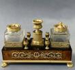 Ink set Empire with music playing mechanism, ca. 1820.
